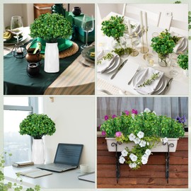 Daifunli 30 Bundles St. Patricks Day Shamrock Plants Decor Artificial Clover Greenery Irish Faux Shamrock Stems Four Leaf Clover Pick Fake Shamrock Branches for Garden Home Office Table Centerpiece
