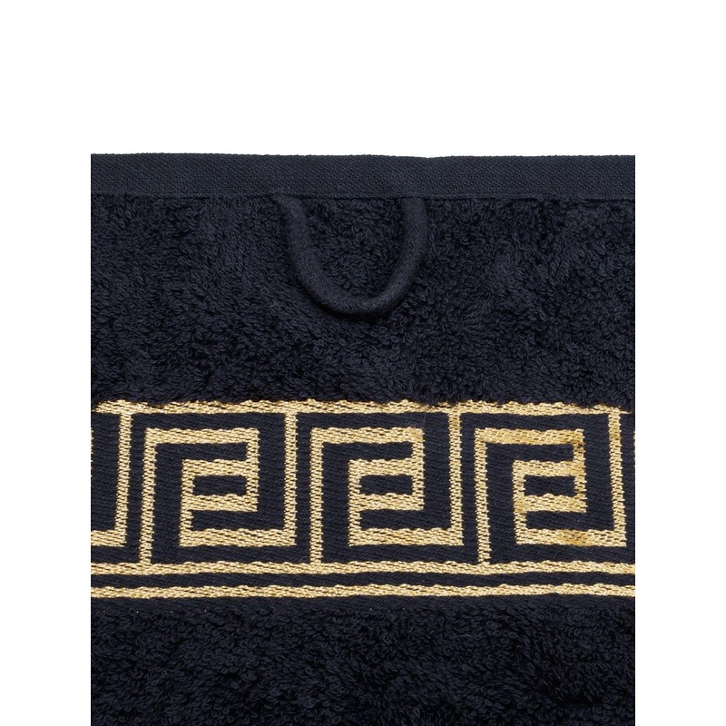 Julie Julsen Chemical-Free Hand Towel 600 g/m² Black/Gold 50 x