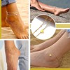 ChainsHouse Women's Girls 26 Letter Double Bracelet Anklet Adjustable Heart