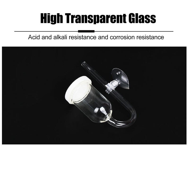 Aquarium Bubble Diffuser Prevent Clogging Transparent Glass Fish Tank Air