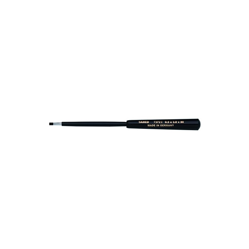 Bahco 7372I-3-80 Electronic-Slotted Screwdriver, Multi-Colour, 165 mm 0.5 x 3.0