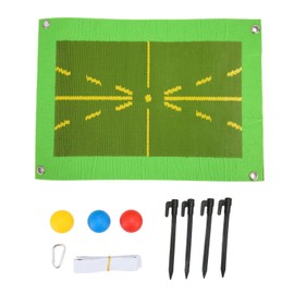 Golf Swing Mat for Beginner Easy to Recover Wear Resistant Plastic Golf Training Mat for Home