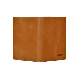 Negotia Elite Leather Passport Holder - Leather Passport Holder - Leather ID Card Holder - 100% Luxury Top Grain Leather, brown, Minimalist