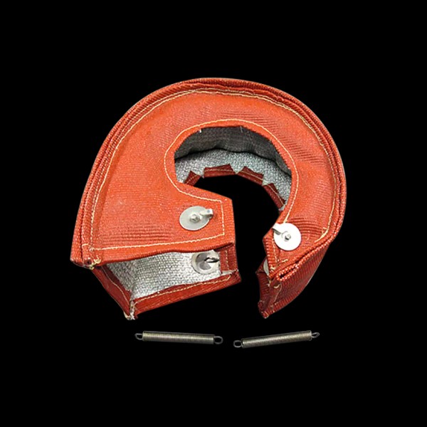 CXRacing Turbo Charger Heat Shield Blanket Fiber Glass Red For