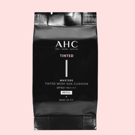 AHC Masters Tinted Mesh Sun Cushion Refill Cool Beige SPF50+ PA++++, 15g, 1 piece / AHC 마스터즈 틴티드 메쉬 선 쿠션 리필 쿨베이지 SPF50+ PA++++, 15g, 1개