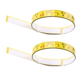 2 Pieces Self-Adhesive Measuring Tape Imperial and Metric Tape Measure Workbench Ruler Sticky Measure Tape Left to Right for Painting Sewing Drafting Woodworking 40 Inch/100cm(Yellow)