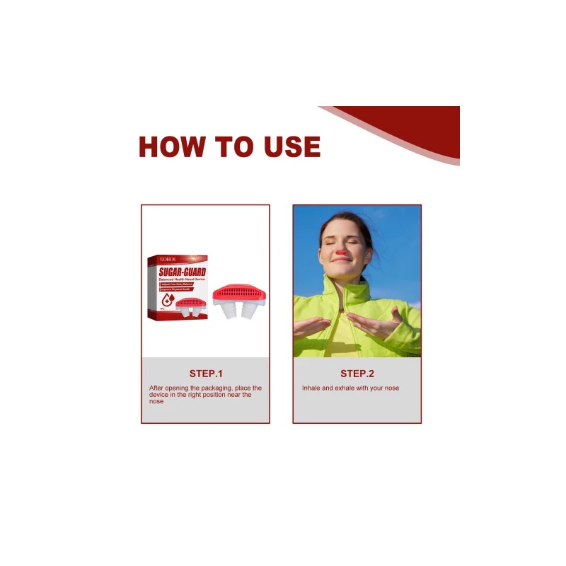 EOHOE Sugar-Guard Balanced Health Nasal Device Relieve Fatigue Physical Discomfort