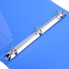 8 Pack Letter Size Ring Binder Mechanism, Metal 3 Ring