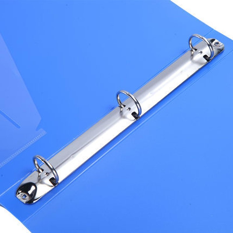 8 Pack Letter Size Ring Binder Mechanism, Metal 3 Ring