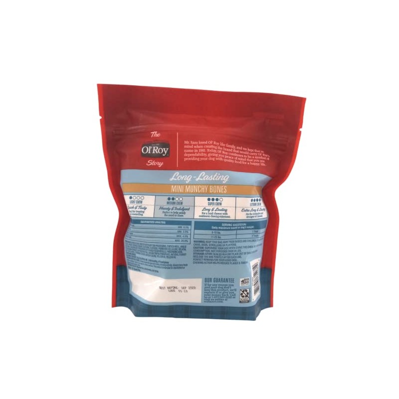 Ol' Roy Mini Munchy Bones Peanut Butter