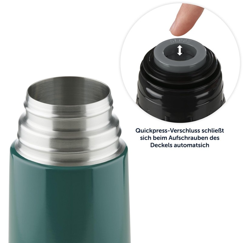 Blumtal Eifel Stainless Steel, Leak-Proof Thermos Flask with Drinking Cup