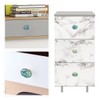 KYEYGWO Pack of 4 Abalone Shell Furniture Knobs, White Shell