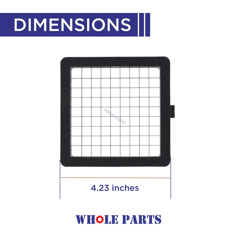 Whole Parts 3/8” Cut Dicer Blade Assembly Part# 15063 -
