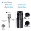 CoCud Deep Socket Set, 24mm Socket 3" Length 1/2" Drive,