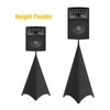 Speaker Stand Cover DJ Tripod Stretch Skirt Adjustable Stretchable Polyurethane