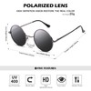 Pro Acme Retro Small Round Polarised Sunglasses for Men Women,