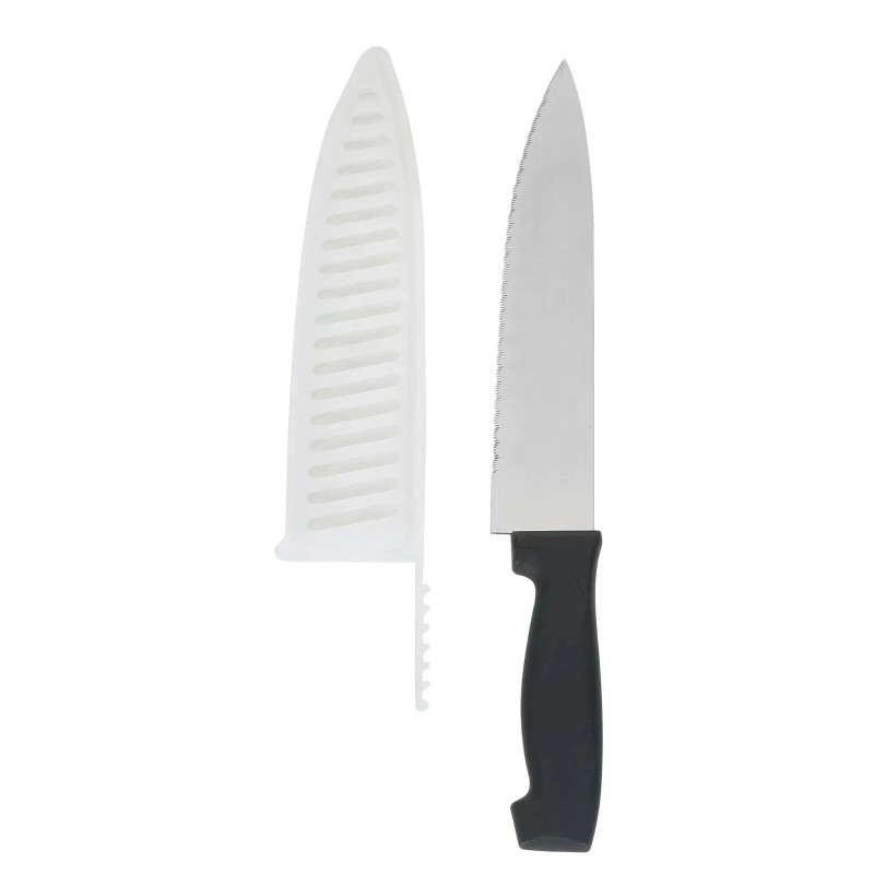 Kitchen Mainstays 8 Inch Stainless Steel and Plastic Chef Kitchen