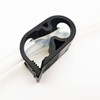 JEESHAN 5pcs Black Adjustable Plastic Hose Clamps 6-12mm / 0.236-0.472
