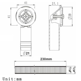Overflow Pipes Kitchen Sink Drain Kit Sink Overflow Head Overflow Head Overflow Pipe Diameter 26mm (Inner Diameter 21mm) 114mm Kitchen Sink Drain Pipe (Round)