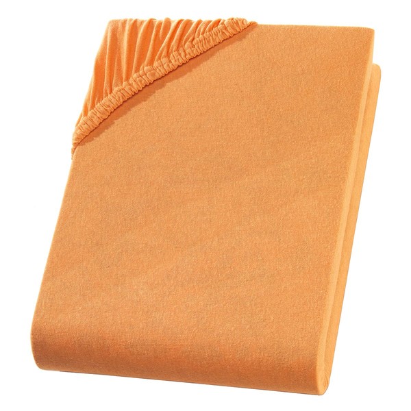 Visaggio Fitted Sheet, 100% Cotton Jersey Fitted Sheet, Bed Sheet,