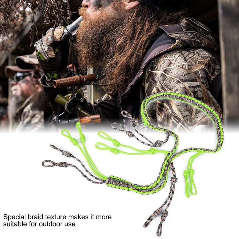 Outdoor Hunting Accessory Duck Call Lanyard Paracord Knitting Necklace Wildfowl