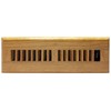 Decor Grates WL212-M 2-Inch by 12-Inch Wood Louver Floor Register,