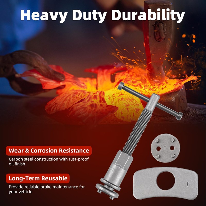 8MILELAKE 12pcs Disc Brake Caliper Compression Wind Back Tool Kit,