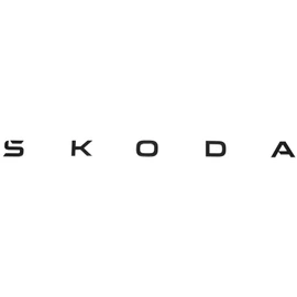 Skoda 57H853687A041 Lettering Tailgate Emblem Letters Logo, Black