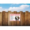 AdriLeo Warning Beagle Sign 20 x 30 cm