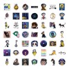 Coraline 50 Calcomanias Stickers Película Contra Agua
