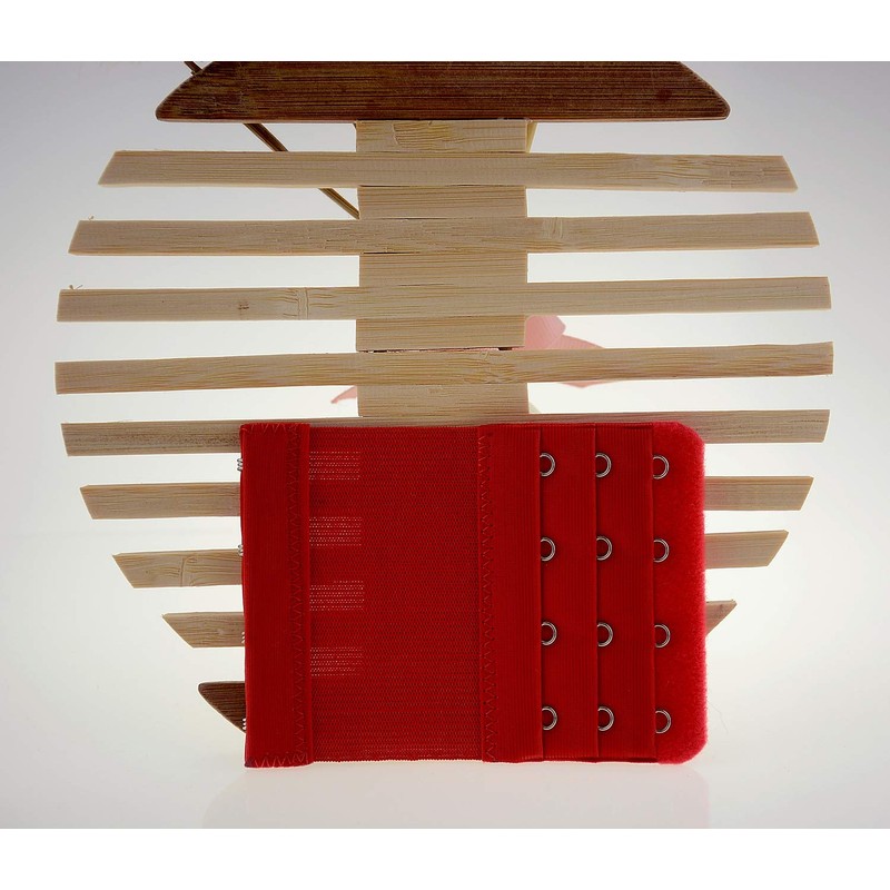 Wowlife 5Pcs Bra Extenders 4 Hooks 3 Rows Elastic Bra