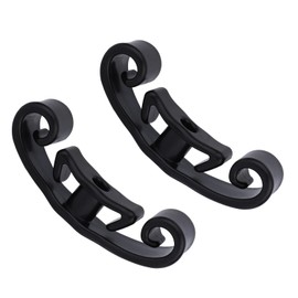 2pcs Grocery Bag Carrier Handle, Multi-Purpose Shopping Bag Holder with Comfortable Grip for Buckets & Luggage Easy to Carry (Black)