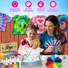 Jim&Gloria Tie Dye Kit for Kids & Adults 36 Tiedye