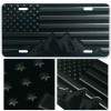 BLVD USA American Flag w Mountains License Plate & Jet