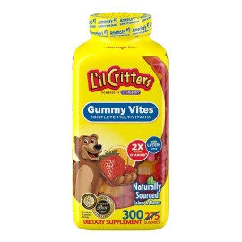 Líl Critters Gummy Vites Multivitaminas Para Niños 300 Pzas Frutas