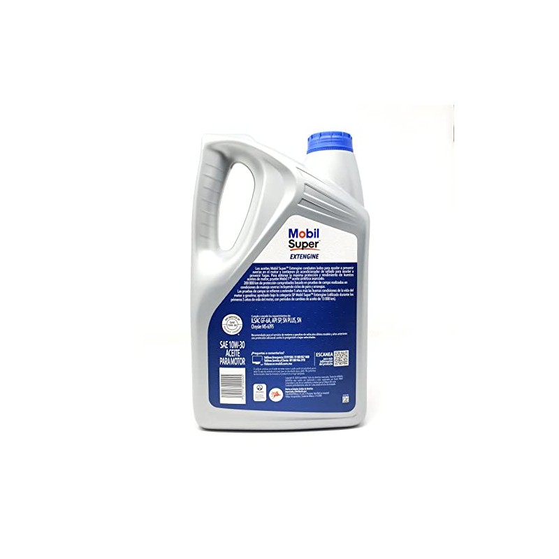 Mobil 127830 Super Extengine 10W 30 Garrafa API SP, 5