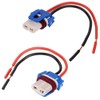 HUIQIAODS HB4 9006 Socket Ceramic Female Connector Wire Harness for