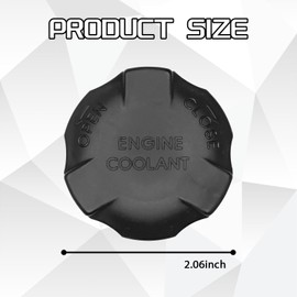 tobenbone - Tapa del radiador de coche, tapa del depósito del radiador del motor, tapa del tanque del depósito del radiador del motor, accesorios de repuesto del coche OEM # 25441-26100, 254412B100,
