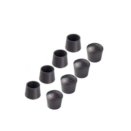 Jocon SF9001 Rubber Leg Tips Shelf End Cap Tips 7/8 inch (7/8 inch Dia (22mm), 8 PCS, Black)