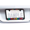 Treat People with Kindness Plastic License Plate Frame