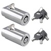 Bonsicoky 2 Set Vending Machine Lock and Key (Keyed Alike),