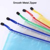 Pack of 15 A4 Document Bags with Zip, Waterproof Document