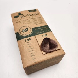 BioMagic Keratin & Argan Oil 7.00 Blonde Ammonia Free Hair Color Cream