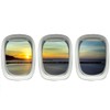 Plane Window Clings - Aviation Decor Airplane Wall Stickers Scenic