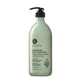 Luseta Rosemary Mint Strengthening Shampoo Hydrating and Nourishing Damaged Hair Thickening Shampoo for Thinning Hair,Reduce Frizz and Add Shine for All Hair Types, Sulfate Free 33.8oz