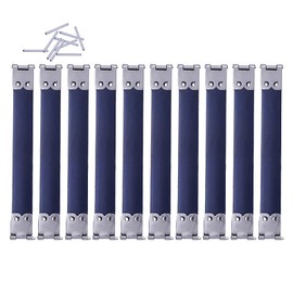 10Pcs Metal Internal Flex Frame Craft Bag Flex Frame Kiss Clasp Durable Handbag Hinges Spring Clips for DIY Craft Handbag Purse Wallet Sewing Making