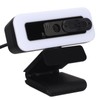 Webcam 2K USB Adjustable Brightness Auto Focusing Inbuilt Mic Plug