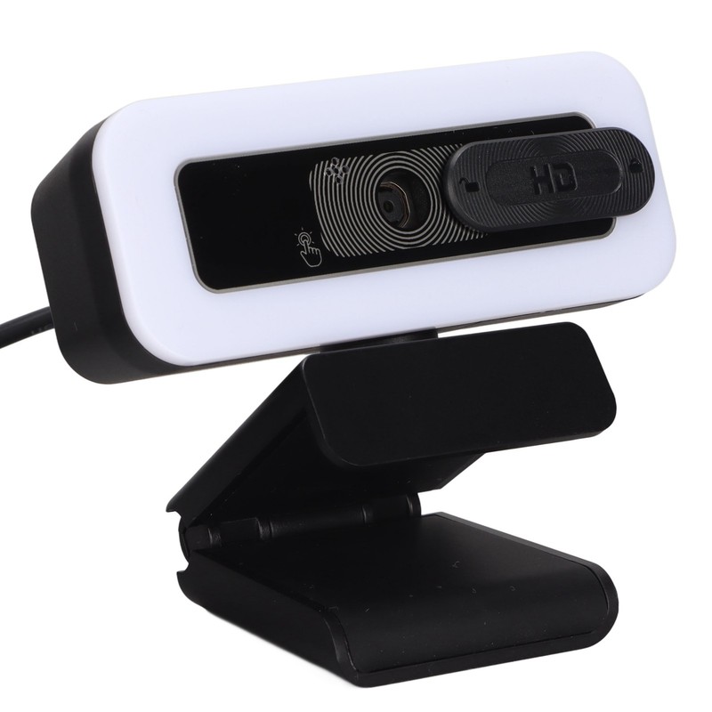 Webcam 2K USB Adjustable Brightness Auto Focusing Inbuilt Mic Plug