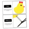 OATIPHO 12pcs Cute Chicken Hair Clips for Women and Fun