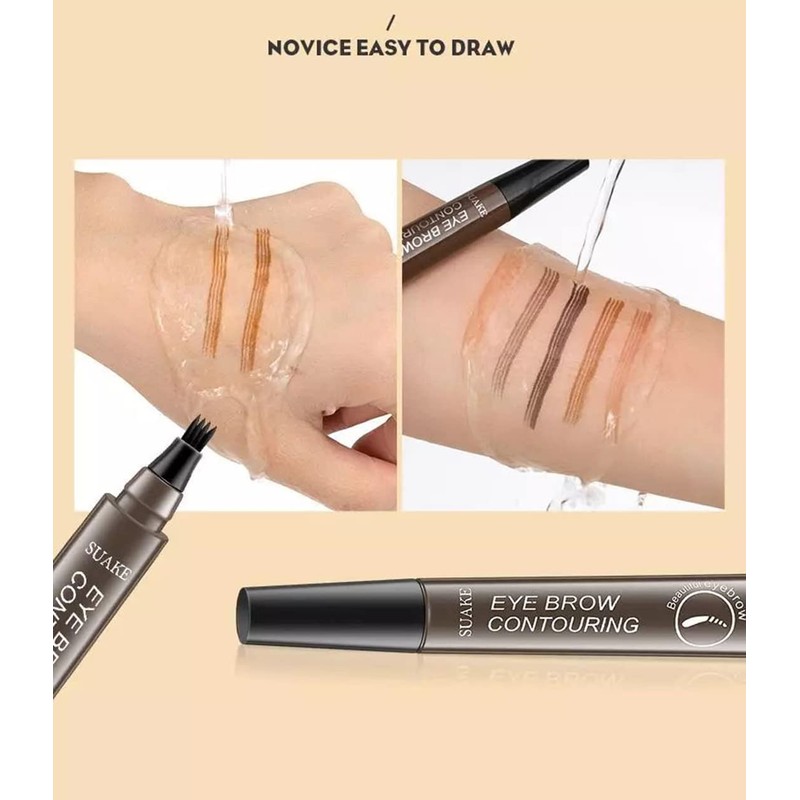 Eyebrow Pencil, Waterproof and Sweat-proof, Never Fade, Long Lasting Effect